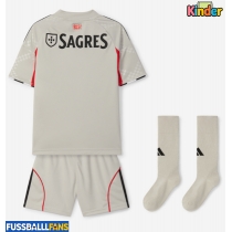 Benfica Auswärts Trikotsatz Kinder 2025-26 Kurzarm (+ Kurze Hosen)